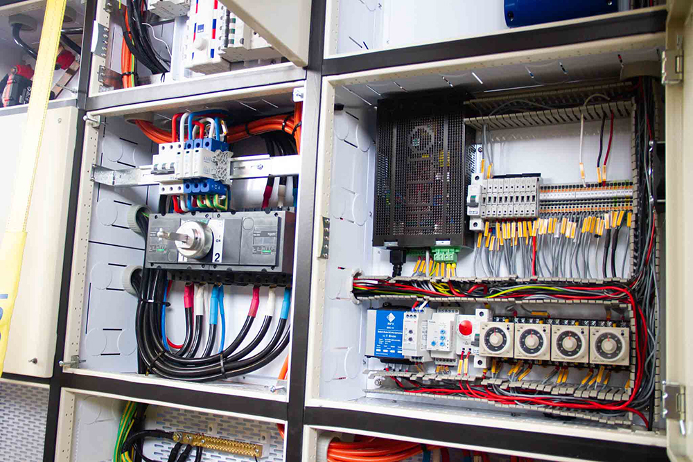 Civil Electrical Control Panel Installation